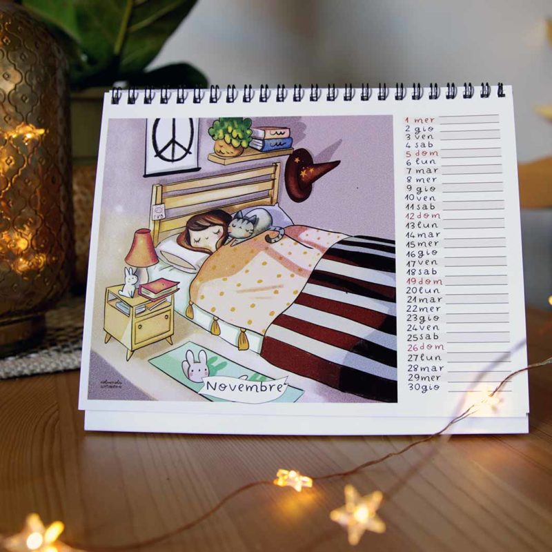 calendario da tavolo interno