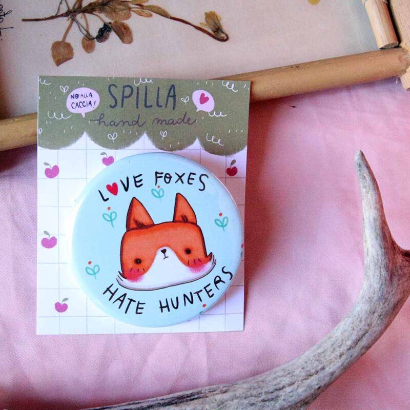 spilla love foxes