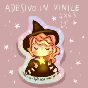 Adesivo strega stella