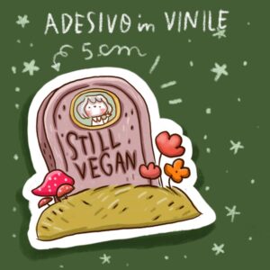 Adesivo Still vegan