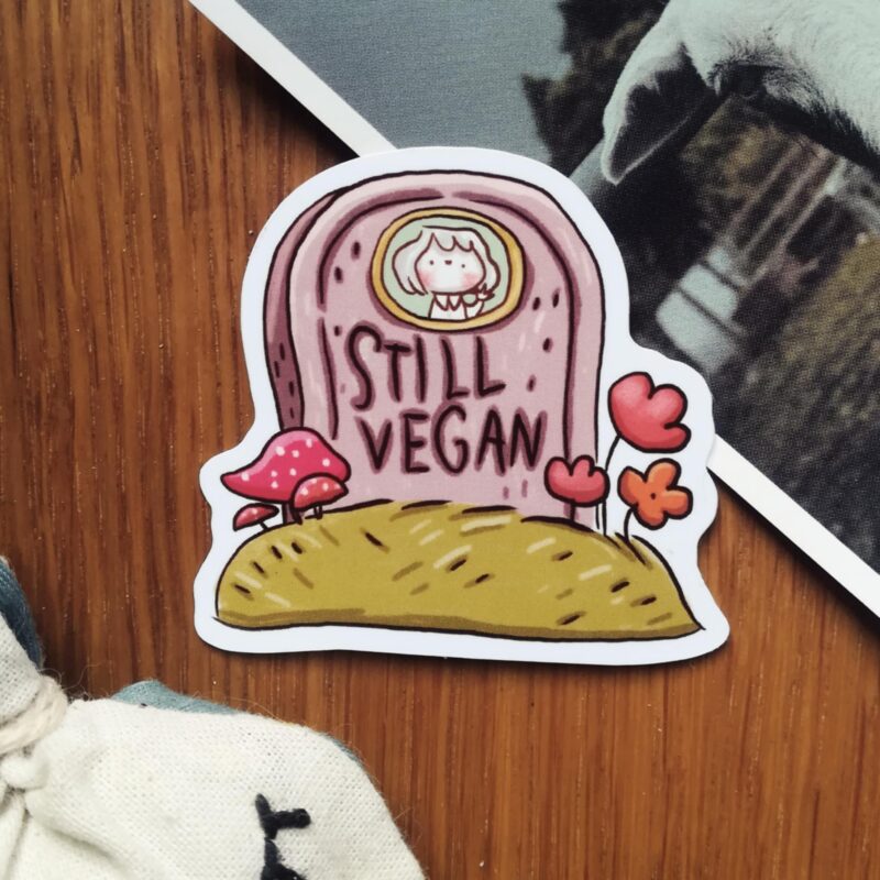 Adesivo Still vegan - immagine 2