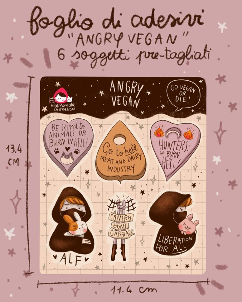 foglio di adesivi pretagliati