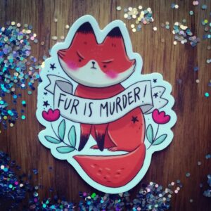 Adesivo Fur is murder