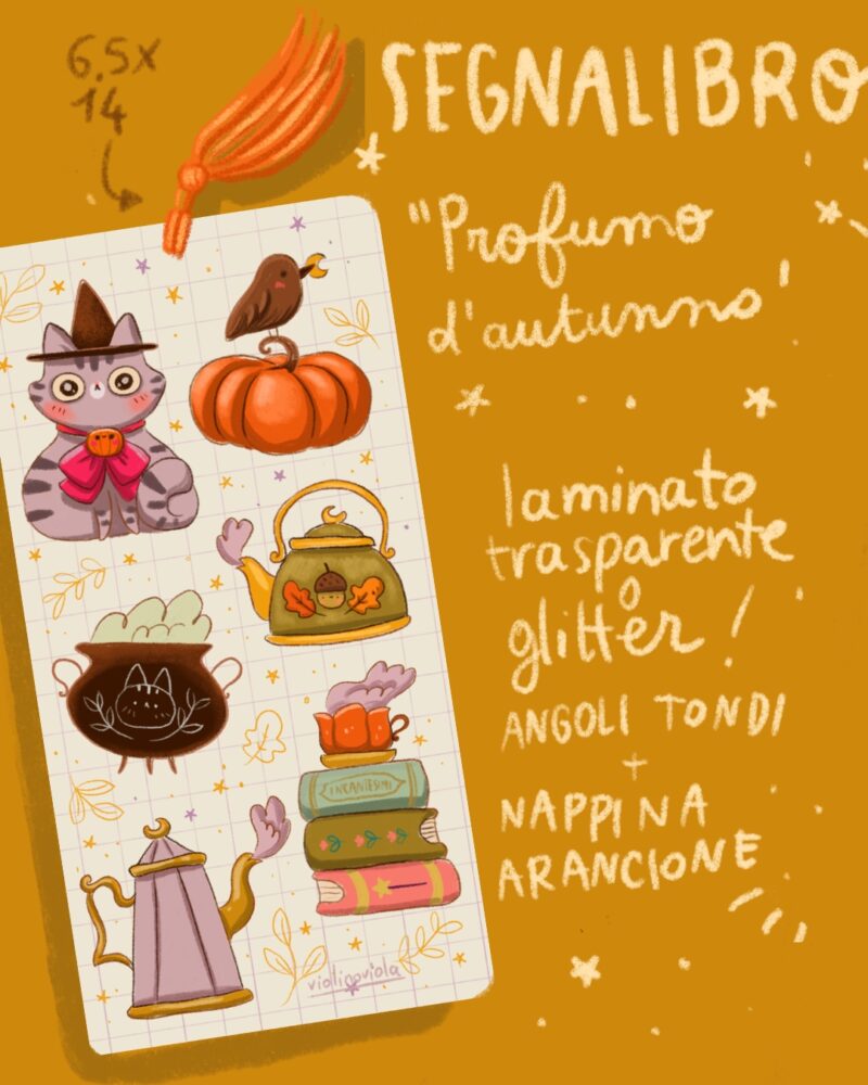 segnalibro profumo d'autunno