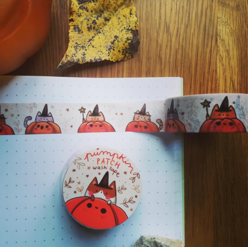 Nastro adesivo illustrato pumpkin patch