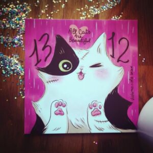 Cartolina quadrata All cats are beautiful