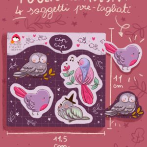 foglio di adesivi Cip Cip