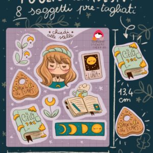 foglio di adesivi Chiedi alle stelle