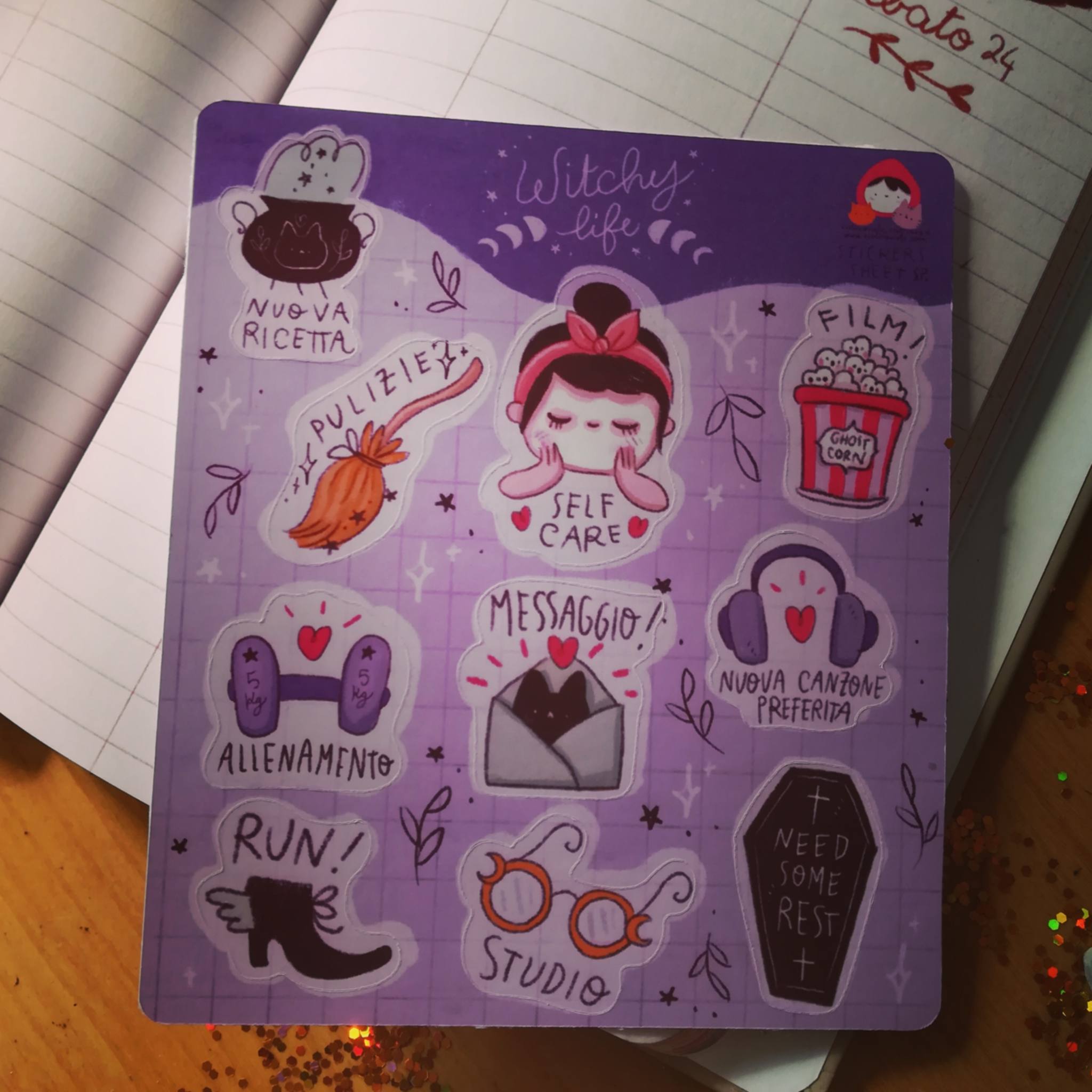 foglio di adesivi Witchy life - immagine 2